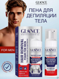Glance Professional Пена для депиляции волос for men 150 ml Glance Professional Пена для депиляции волос for men 150 ml